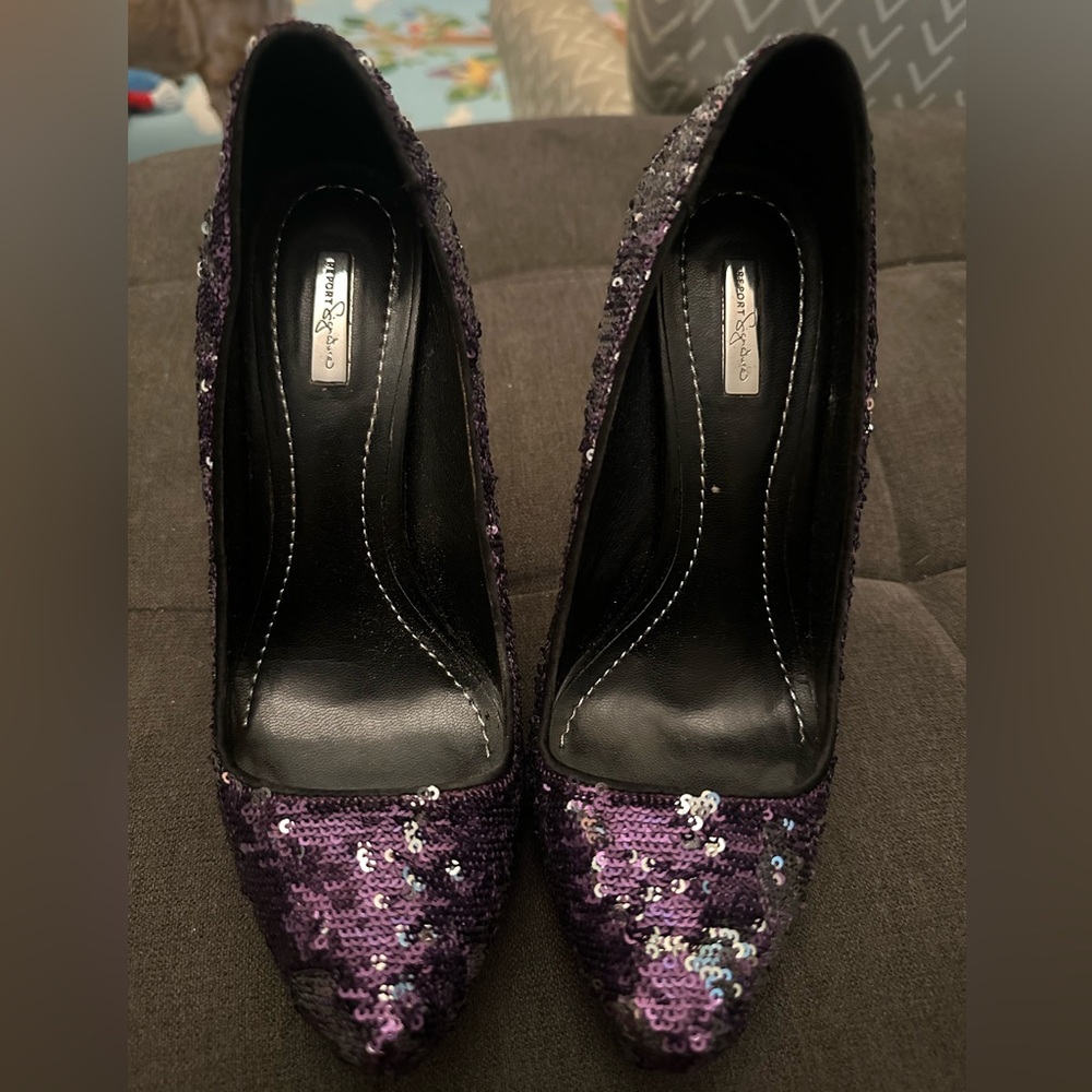 Report Signature high heels sequined size 6.5